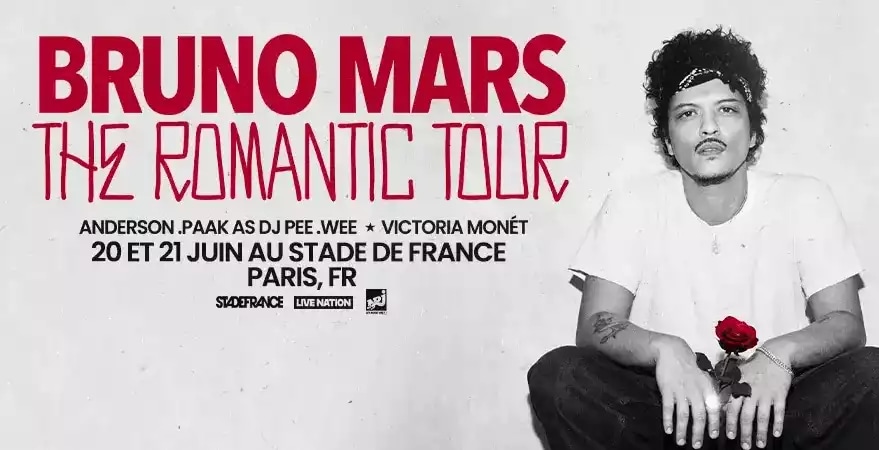 Offre CSE Bruno Mars - Dimanche 21 juin - Stade de France
