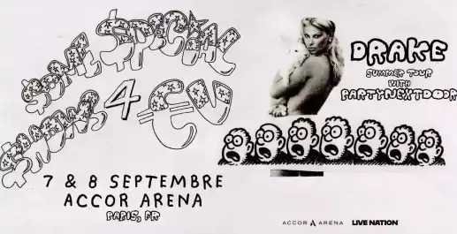 Offre CSE Drake - 7 & 8 septembre 2025 - Accor Aréna