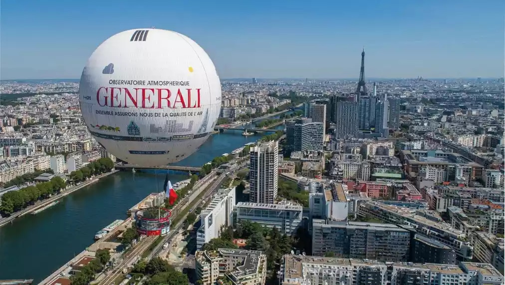 Offre CSE Generali Vol en montgolfière au dessus de Paris