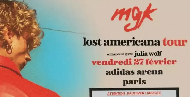 Offre CSE Machine Gun Kelly vendredi 27 février 2026