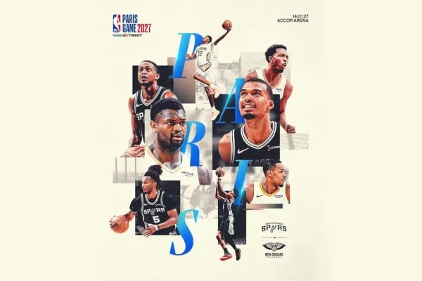 Offre CSE NBA Paris Game 2027 - Spurs vs Pelicans