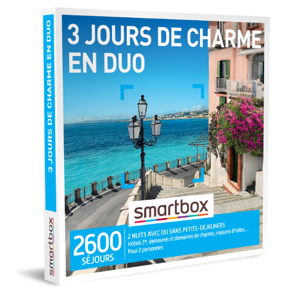 3 jours de charme en duo : 3 jours de charme en duo - Physique (frais de livraison 6€ inclus)