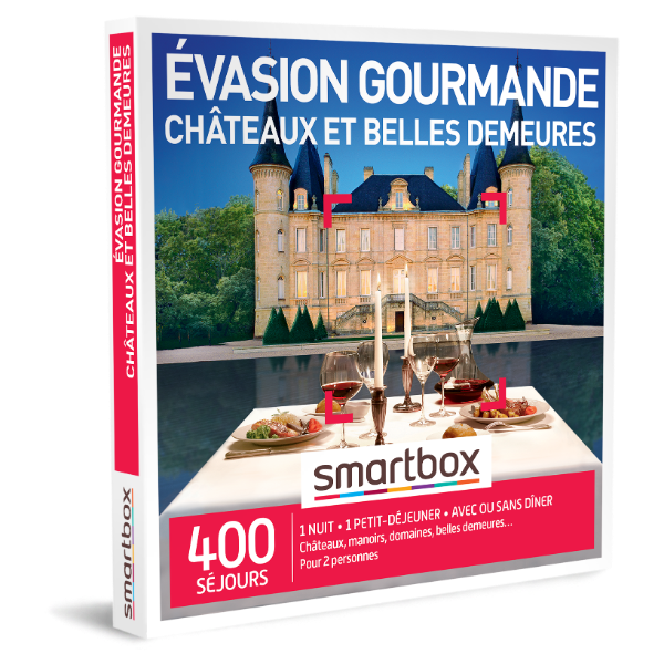 Évasion gourmande châteaux et belles demeures : Évasion gourmande châteaux et belles demeures - Physique (frais de livraison 6€ inclus)