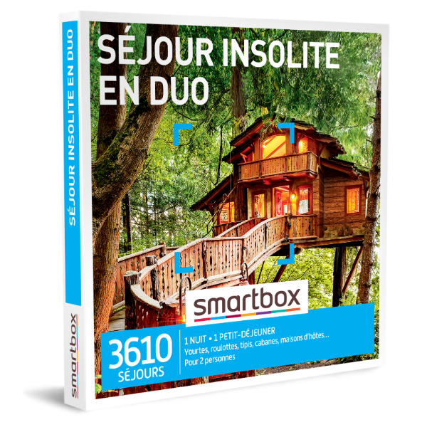 Séjour insolite en duo : Séjour insolite en duo - Physique (frais de livraison 6€ inclus)